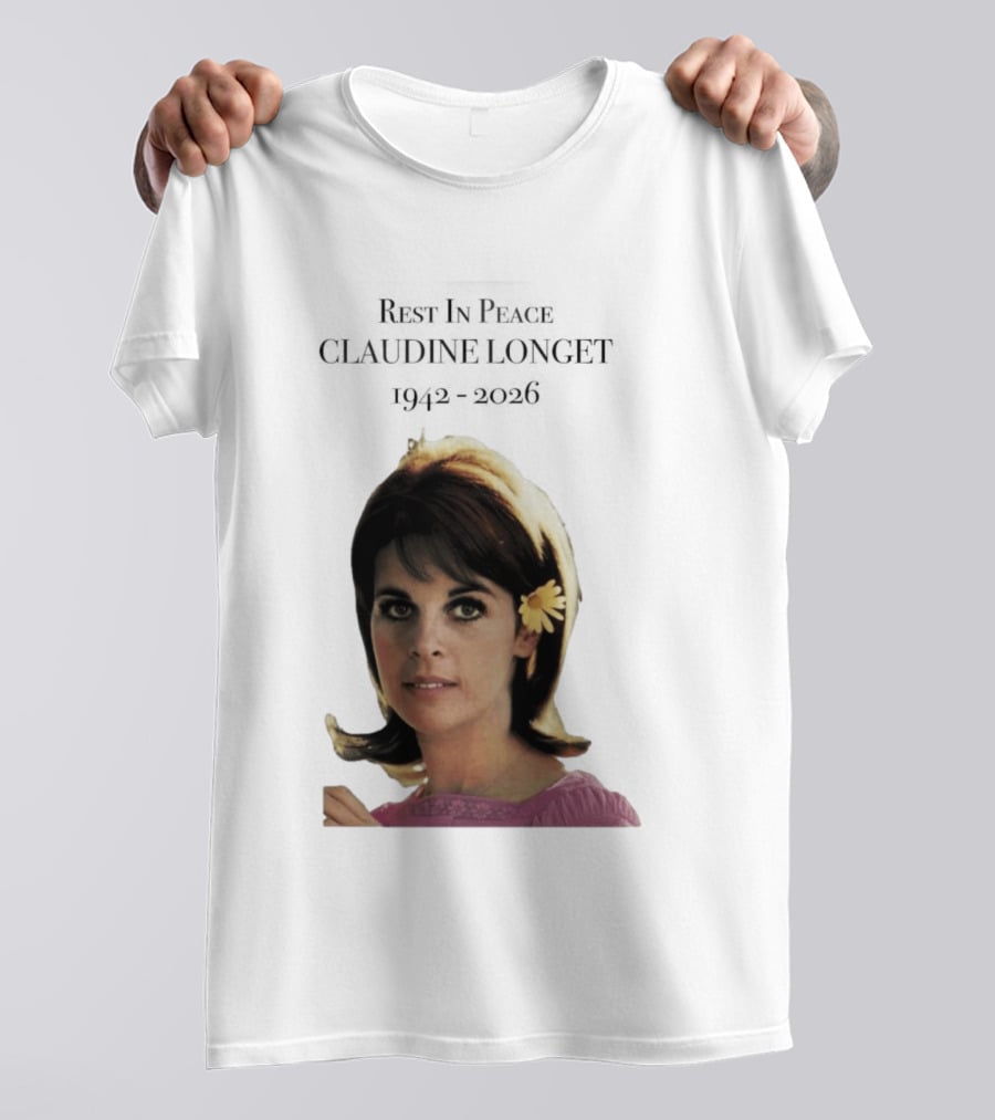 Rest In Peace Claudine Longet 1942 2026 Floral T-Shirt