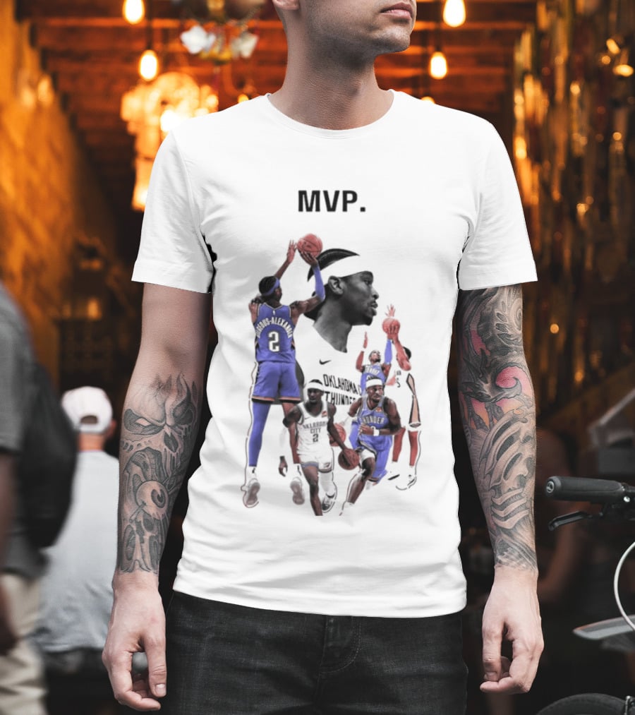 SGA Shai Gilgeous Alexander OKC Thunder MVP T-Shirt