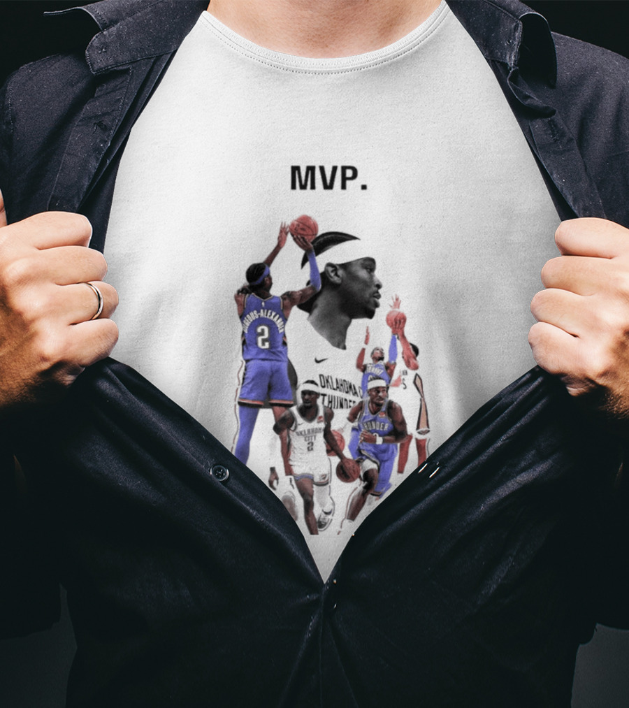 SGA Shai Gilgeous Alexander OKC Thunder MVP T-Shirt