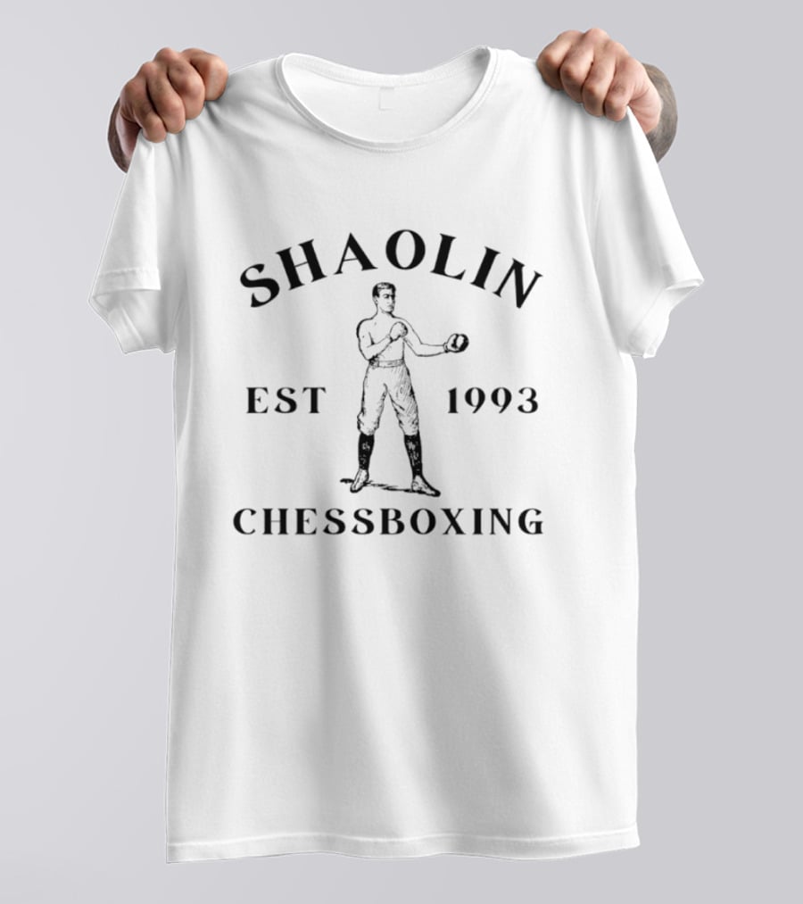 Shaolin Chessboxing Established 1993 Martial Arts Fighter T-Shirt