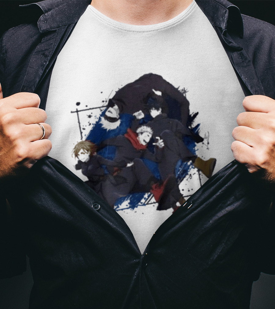 Jujutsu Kaisen Characters Dynamic Illustration 2026 Concert T-Shirt