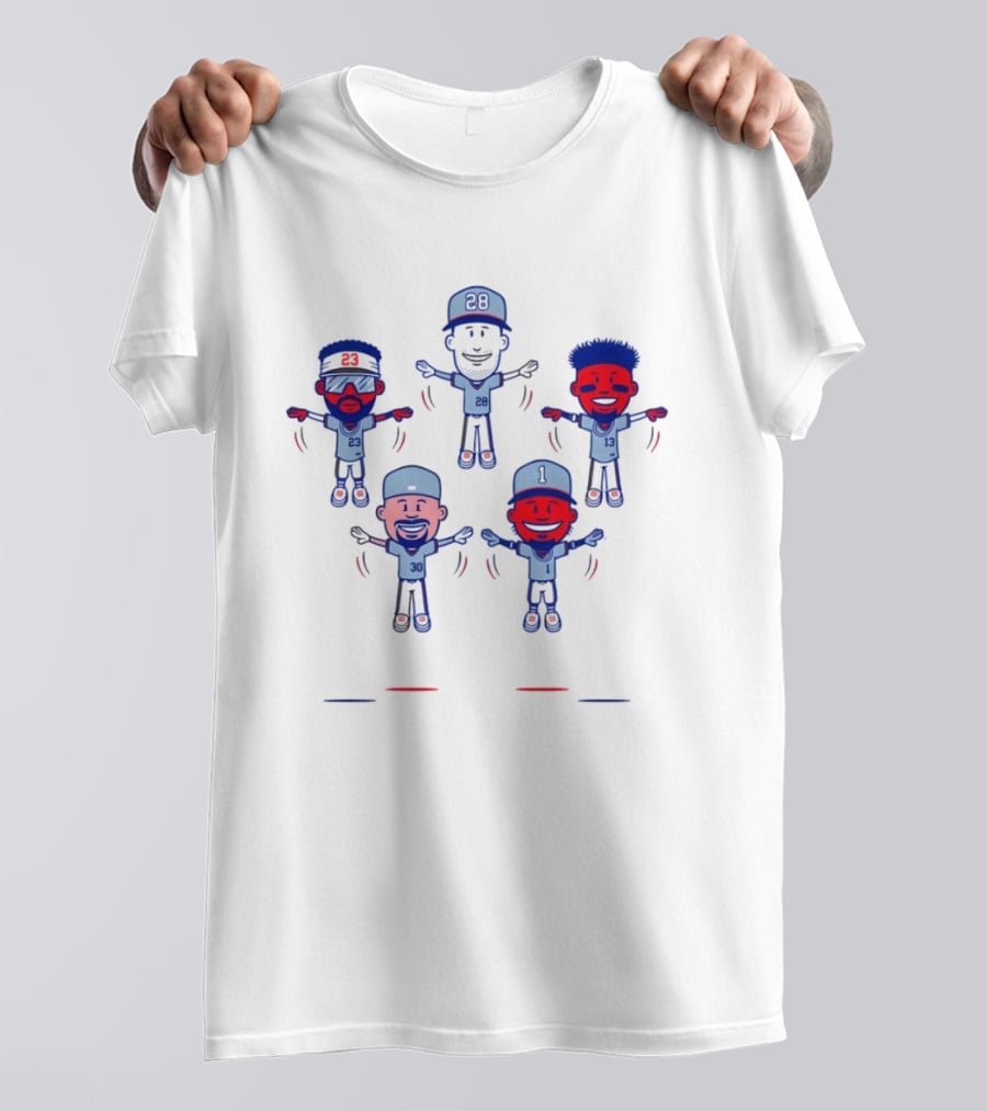 Keep Flying Atlanta Baseball Matt Olson Drake Baldwin Michael Harris II Cartoon Characters T-Shirt