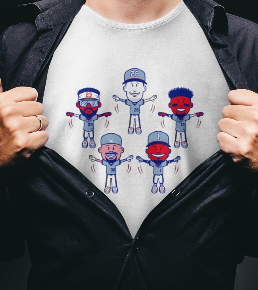 Keep Flying Atlanta Baseball Matt Olson Drake Baldwin Michael Harris II Cartoon Characters T-Shirt