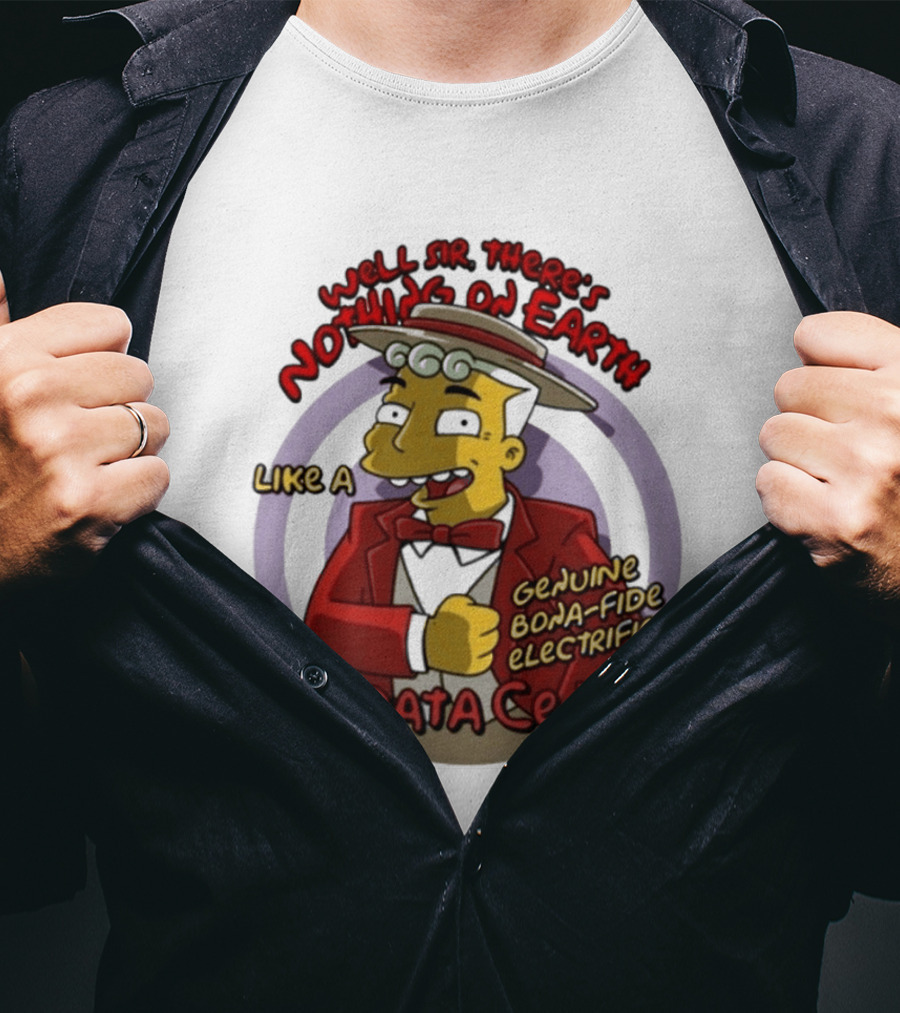 Springfield Genuine Electrified A.I. Data Center Nothing On Earth T-Shirt