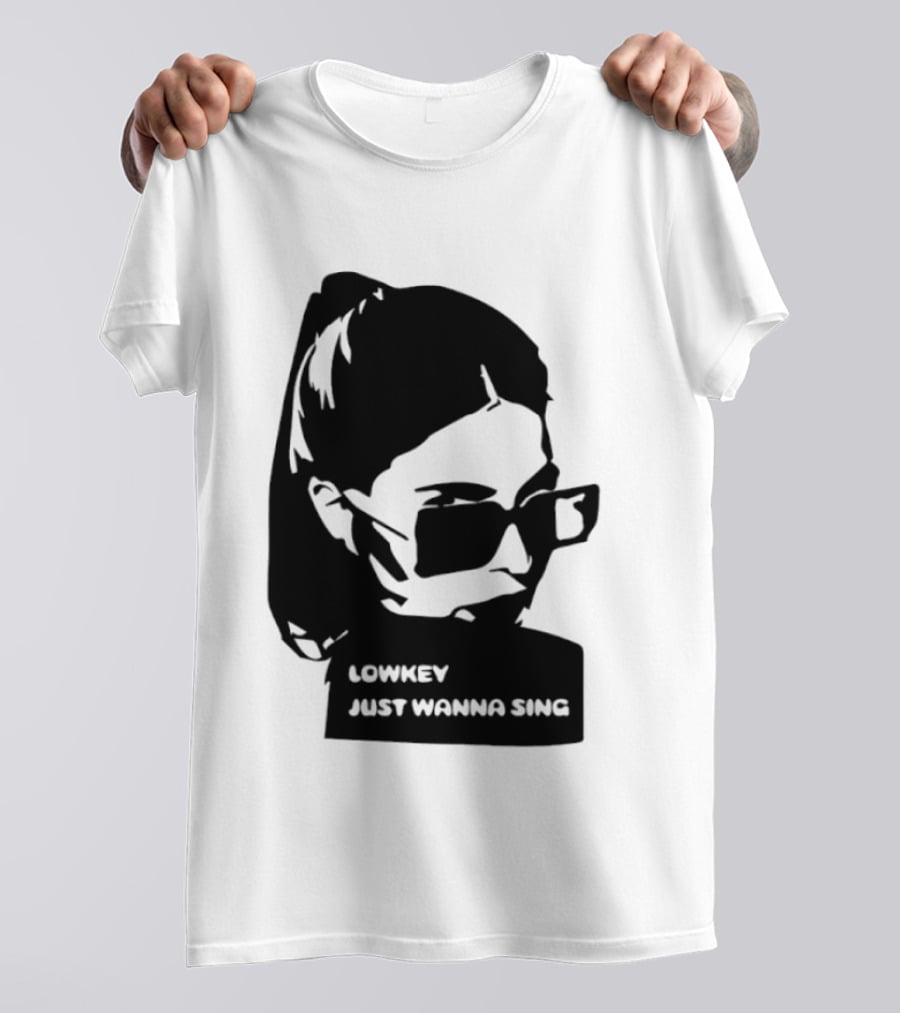Lowkey Just Wanna Sing X Sophie Rey Sunglasses Girl T-Shirt