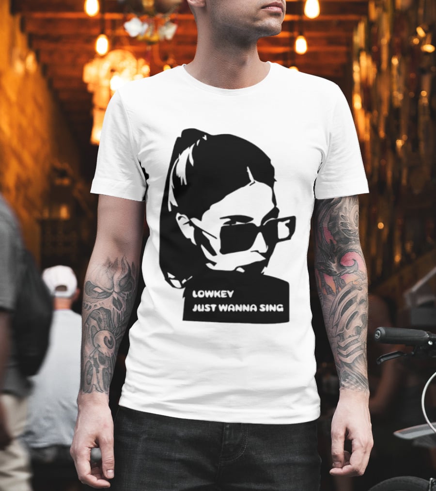 Lowkey Just Wanna Sing X Sophie Rey Sunglasses Girl T-Shirt