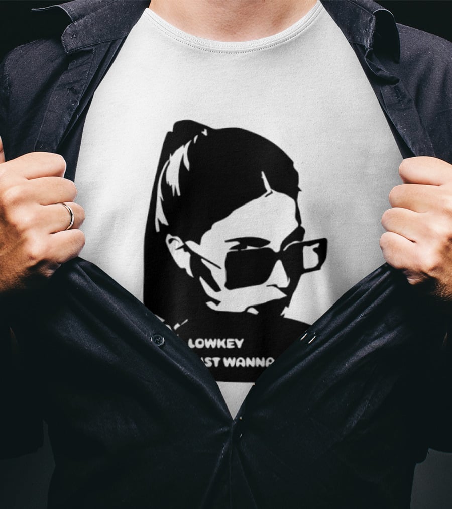 Lowkey Just Wanna Sing X Sophie Rey Sunglasses Girl T-Shirt
