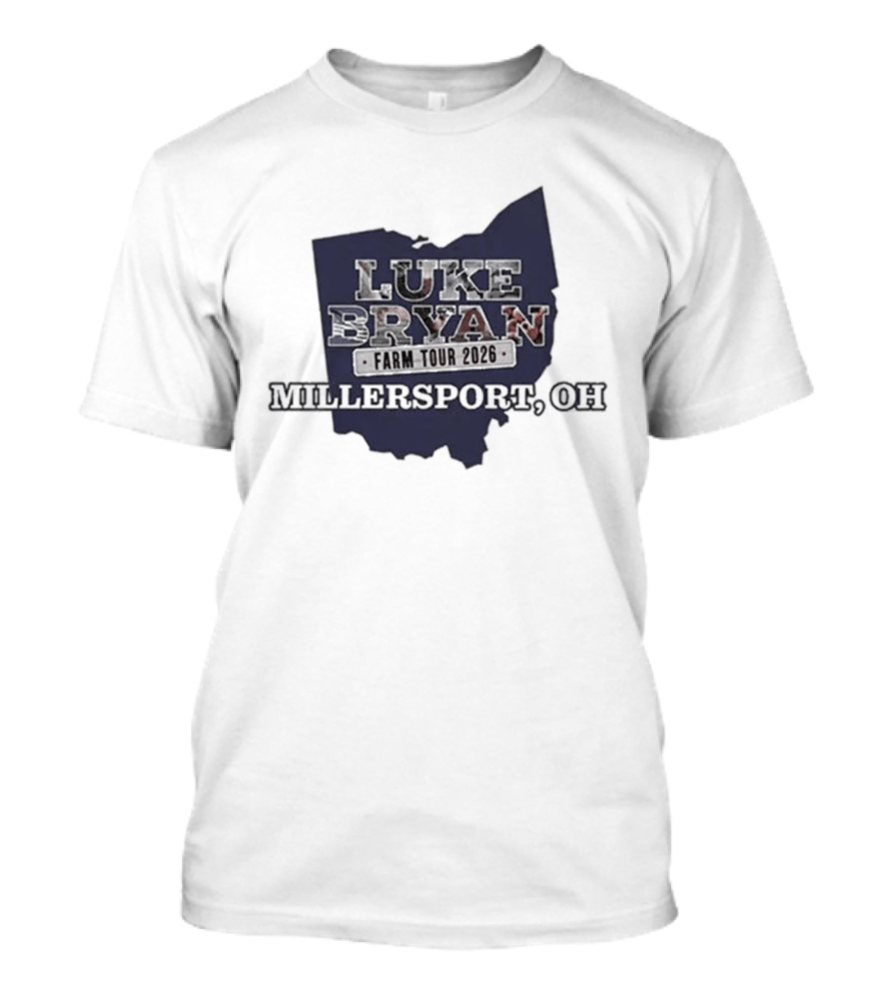 Luke Bryan September 18 2026 Millersport Ohio Event T-Shirt