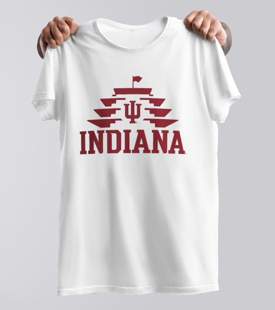 Indiana Hoosiers IMS Pagoda Iconic Symbol Collaboration T-Shirt
