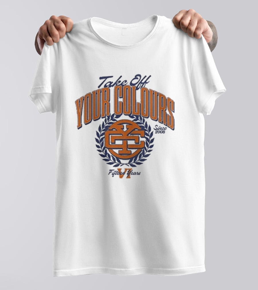You Me At Six Take Off Your Colours 15 Years 2008 YMAS 15th Anniversary T-Shirt