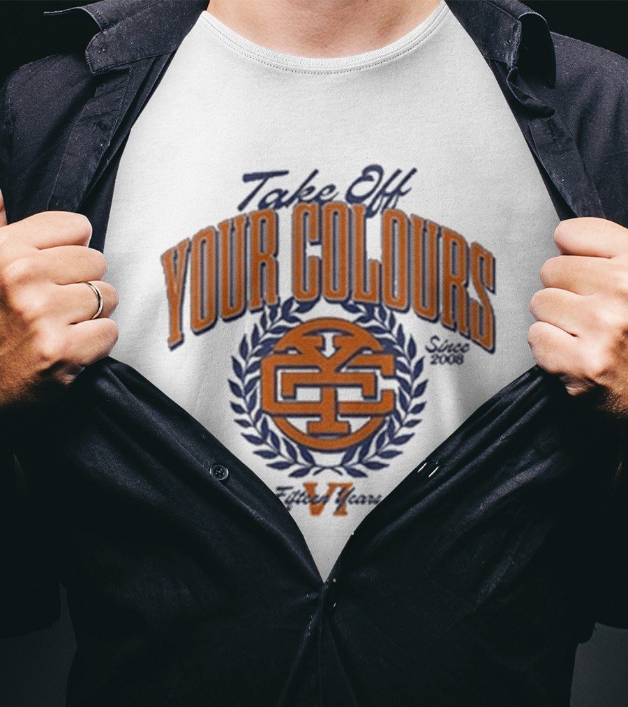 You Me At Six Take Off Your Colours 15 Years 2008 YMAS 15th Anniversary T-Shirt
