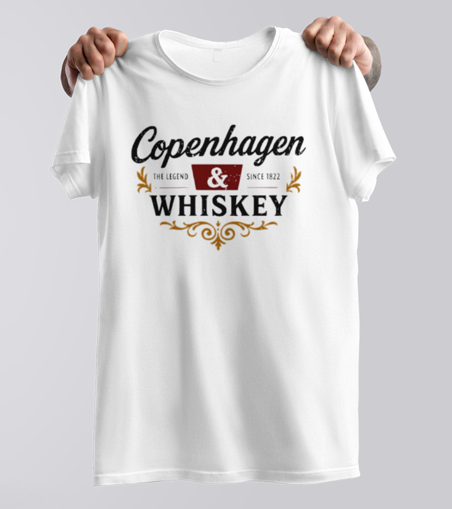 Copenhagen The Legend Since 1822 Whiskey T-Shirt