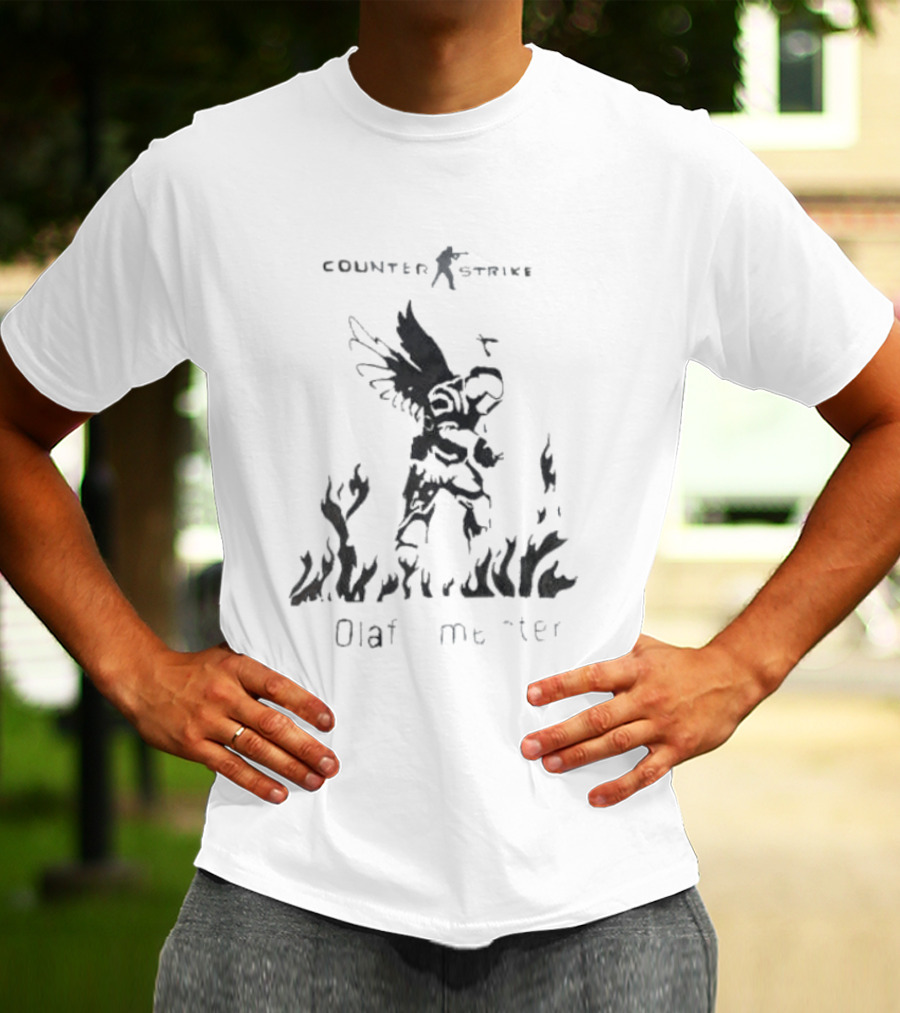 Counter Strike Olaf Meister Wings And Flames T-Shirt