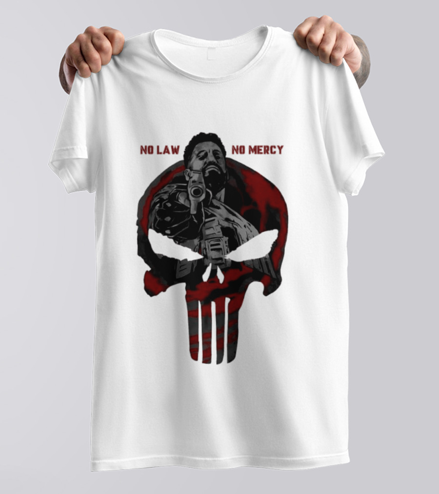No Law No Mercy Skull Of Terror The Punisher Marvel Universal T-Shirt