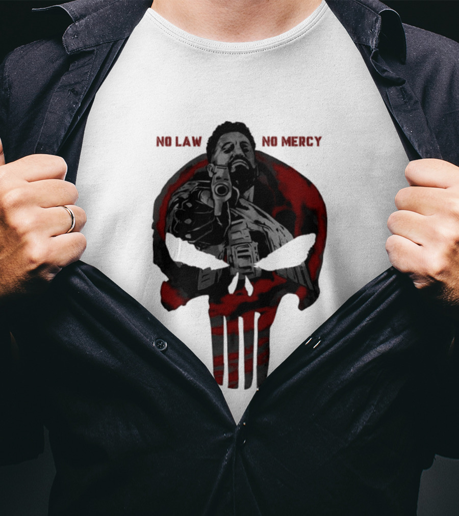 No Law No Mercy Skull Of Terror The Punisher Marvel Universal T-Shirt