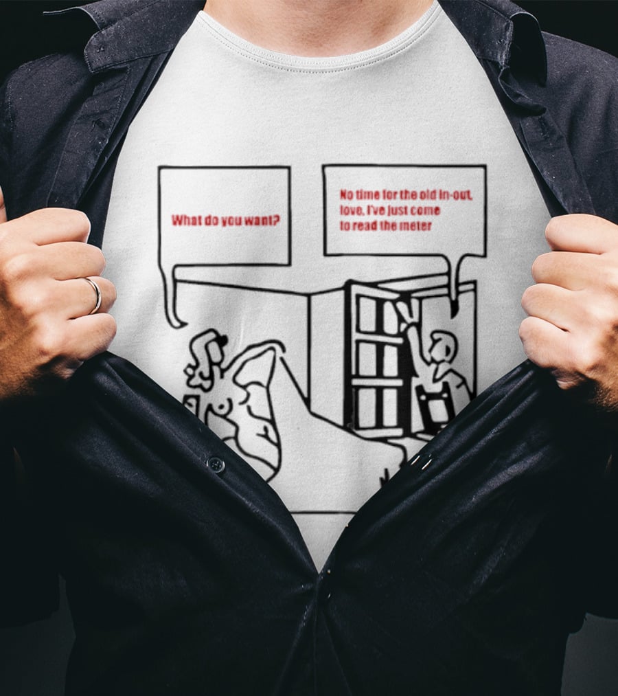 What Do You Want No Time For The Old In Out Love I've Just Come To Read The Meter T-Shirt
