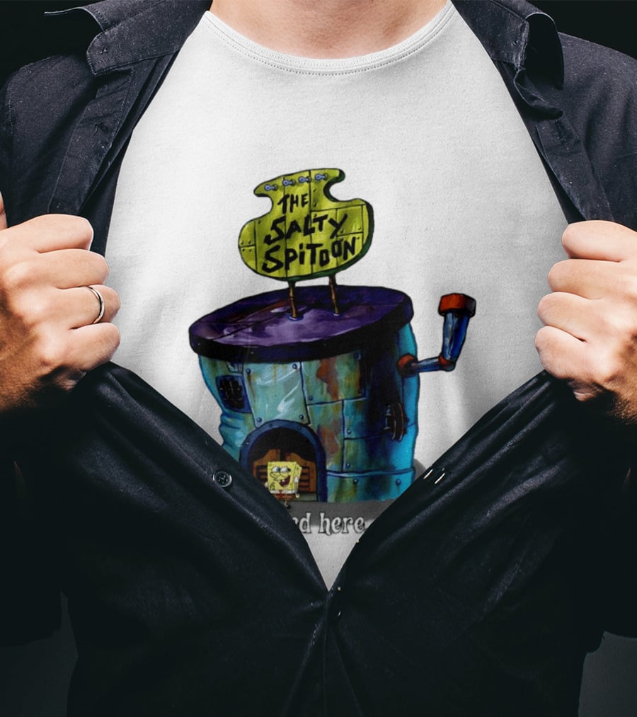 The Salty Spitoon SpongeBob SquarePants Are You Tough Enough Entrance Scene T-Shirt