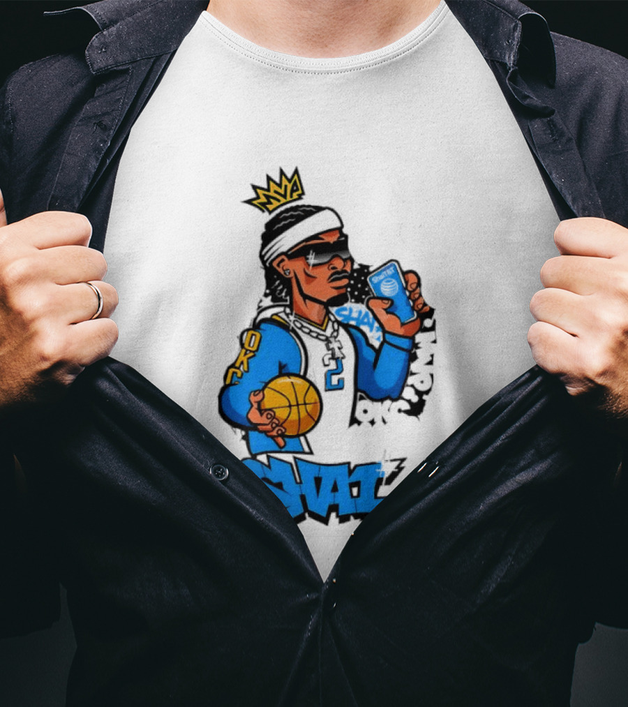 Shai Gilgeous Alexander OKC Crown Basketball Graphic SGA T-Shirt