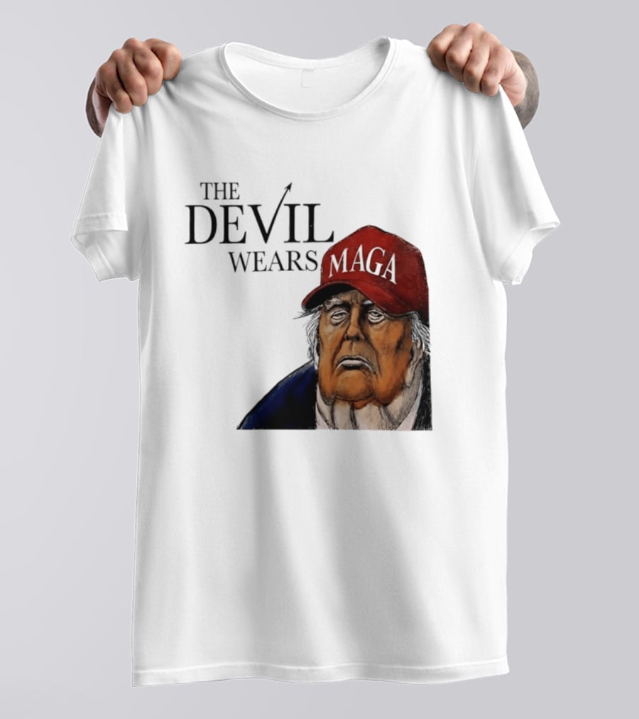 The Devil Wears MAGA Cap Trump T-Shirt