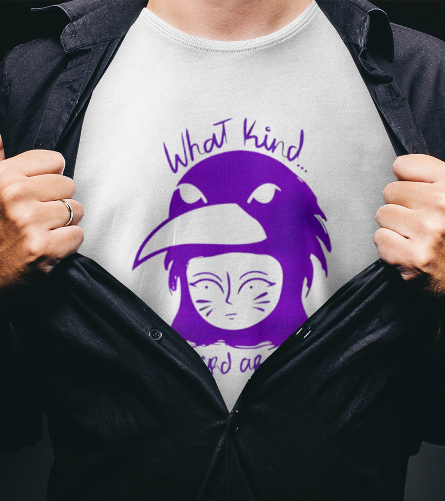 Moonrise Kingdom What Kind Of Bird Are You Purple Drawing T-Shirt