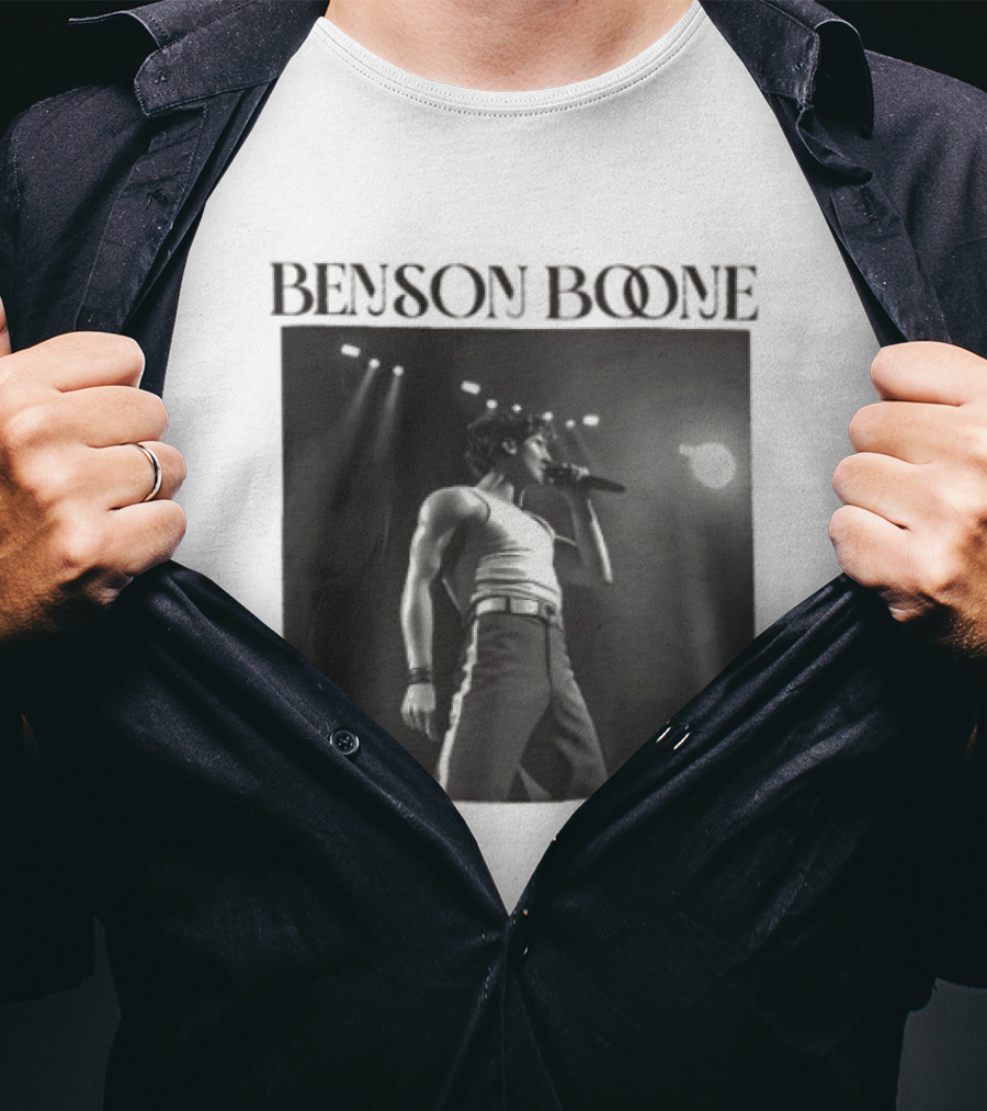 Benson Boone Wanted Man Concert 2026 Tour Performance T-Shirt