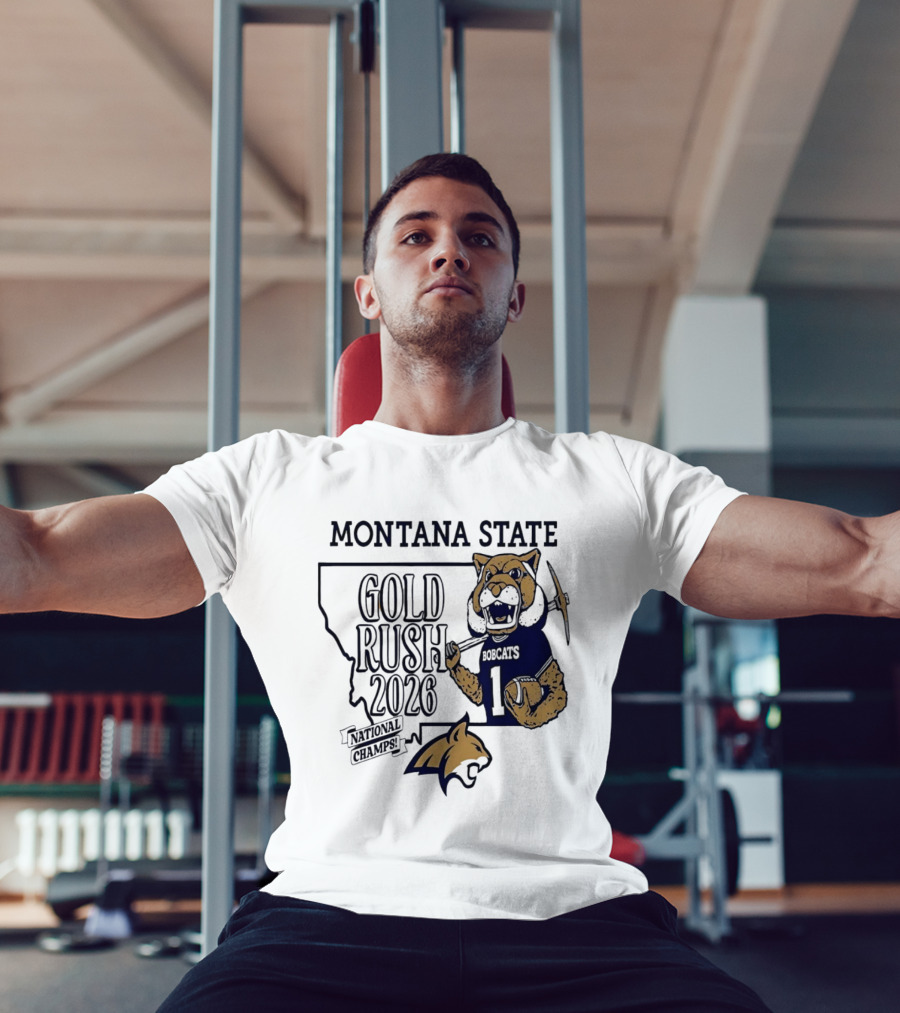 Montana State Gold Rush Bobcats National Champs 2026 T-Shirt