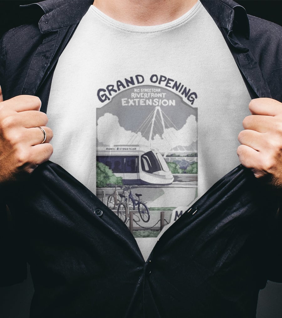 Grand Opening Ceremony Kansas City Institute Riverfront Extension May 18 2026 T-Shirt