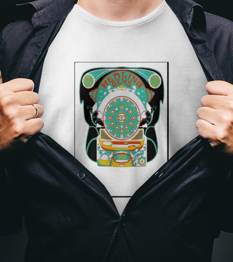 Healing Gems Fall Tour 2026 Psychedelic T-Shirt