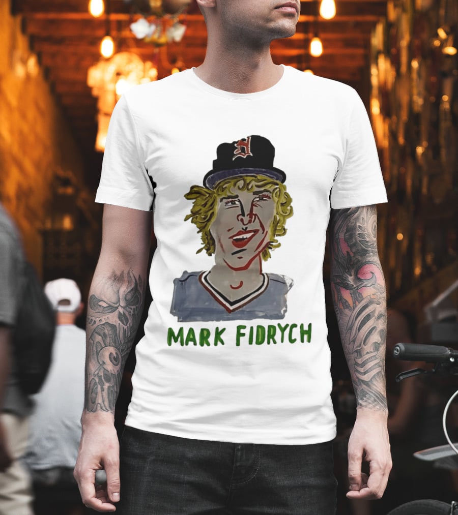 Mark Fidrych Detroit Tigers Vintage Baseball Legend T-Shirt