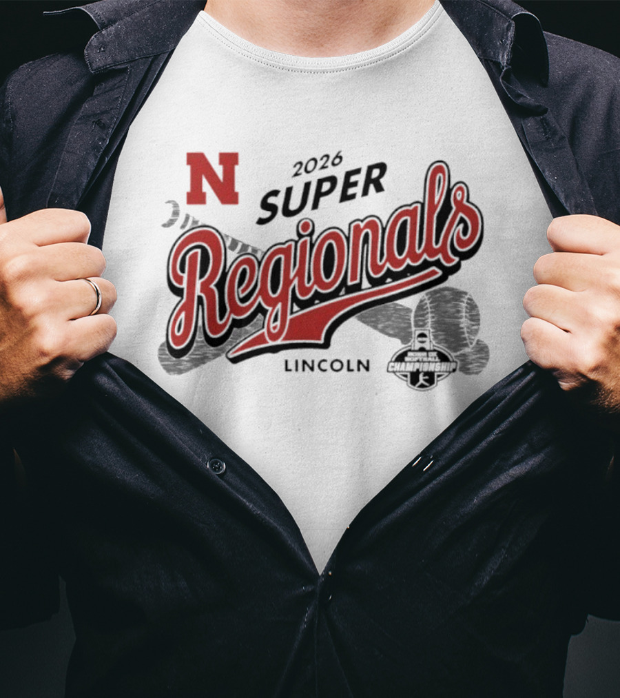 Nebraska Huskers 2026 Super Regionals Lincoln Championship T-Shirt