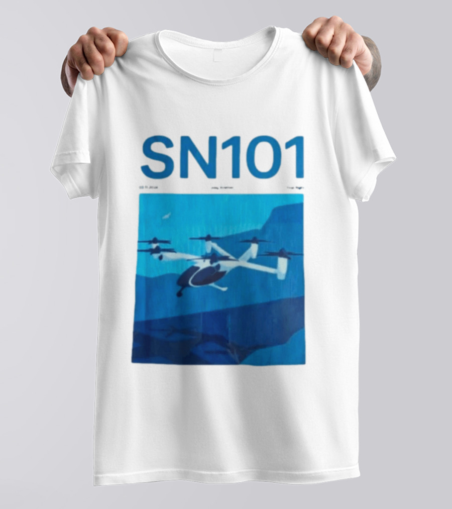 SN101 Joby Aviation First Flight Electric Air Taxi Innovation T-Shirt
