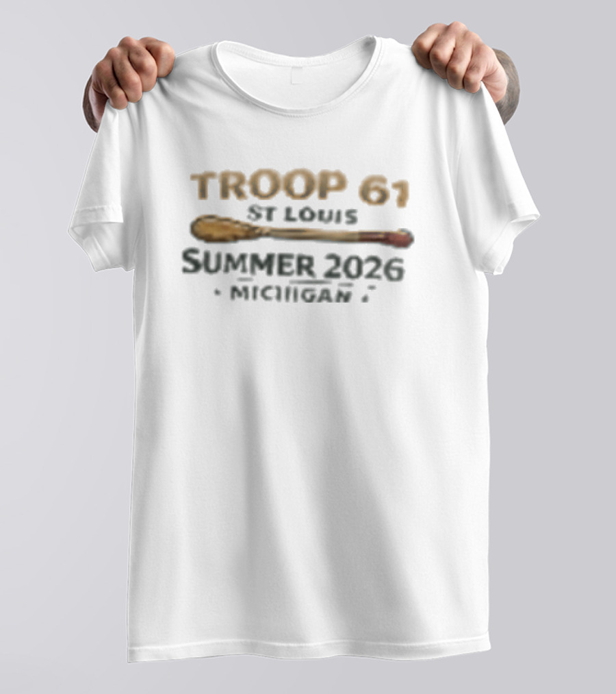 Troop 61 St Louis Summer 2026 Michigan Camp Paddle Repeat T-Shirt