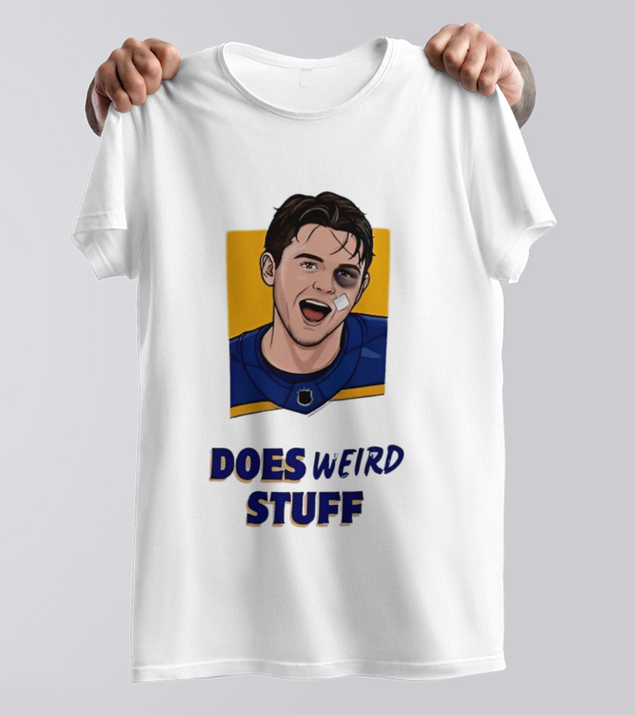 Buffalo Sabres Zach Benson Does Weird Stuff T-Shirt