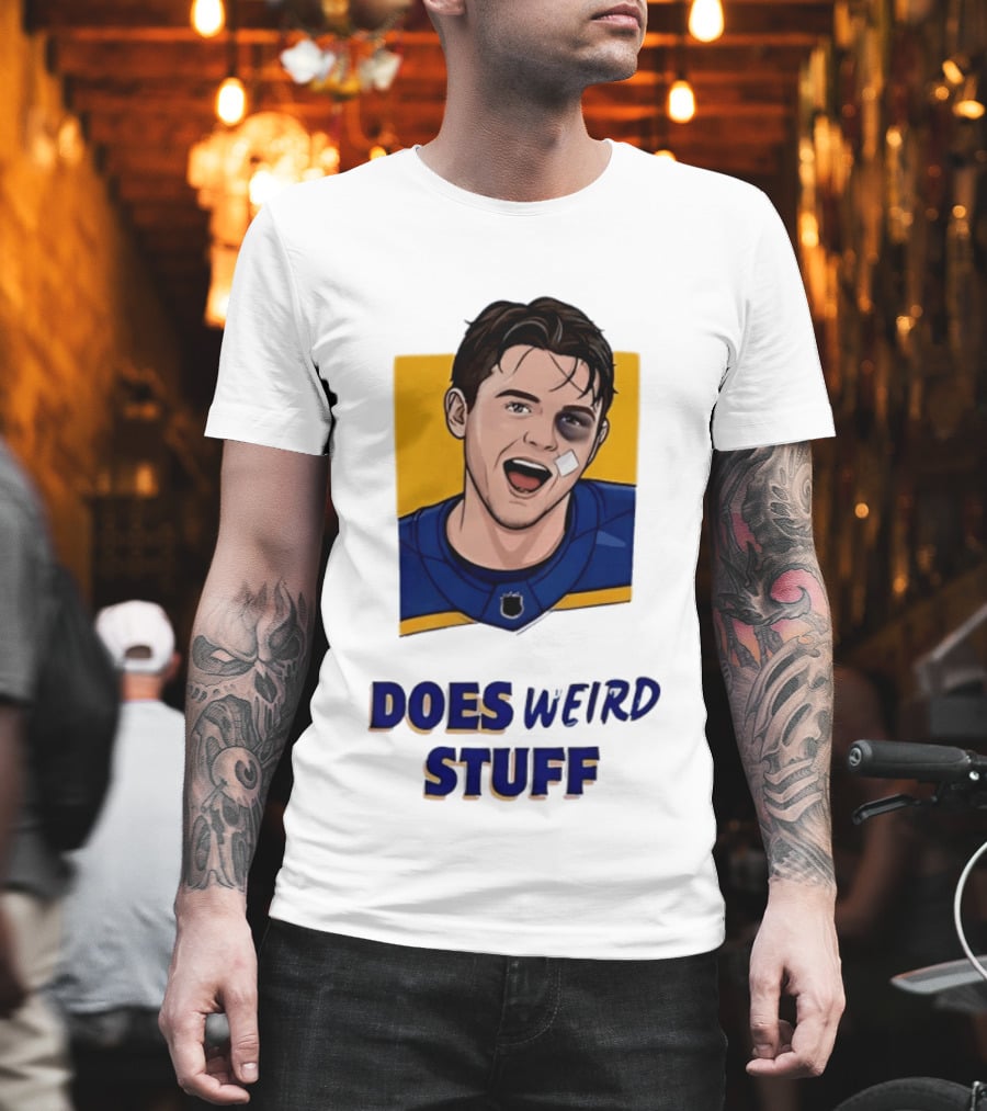 Buffalo Sabres Zach Benson Does Weird Stuff T-Shirt