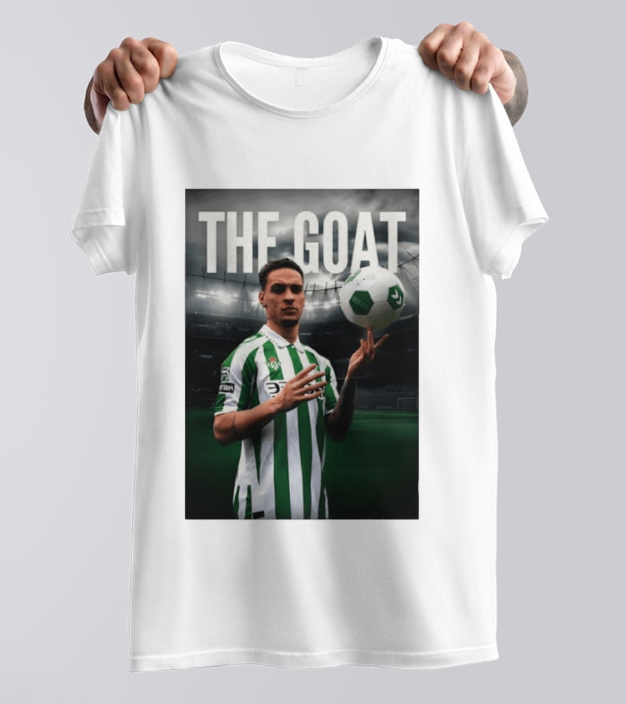 Antony Real Betis FC The Goat Soccer 2026 T-Shirt