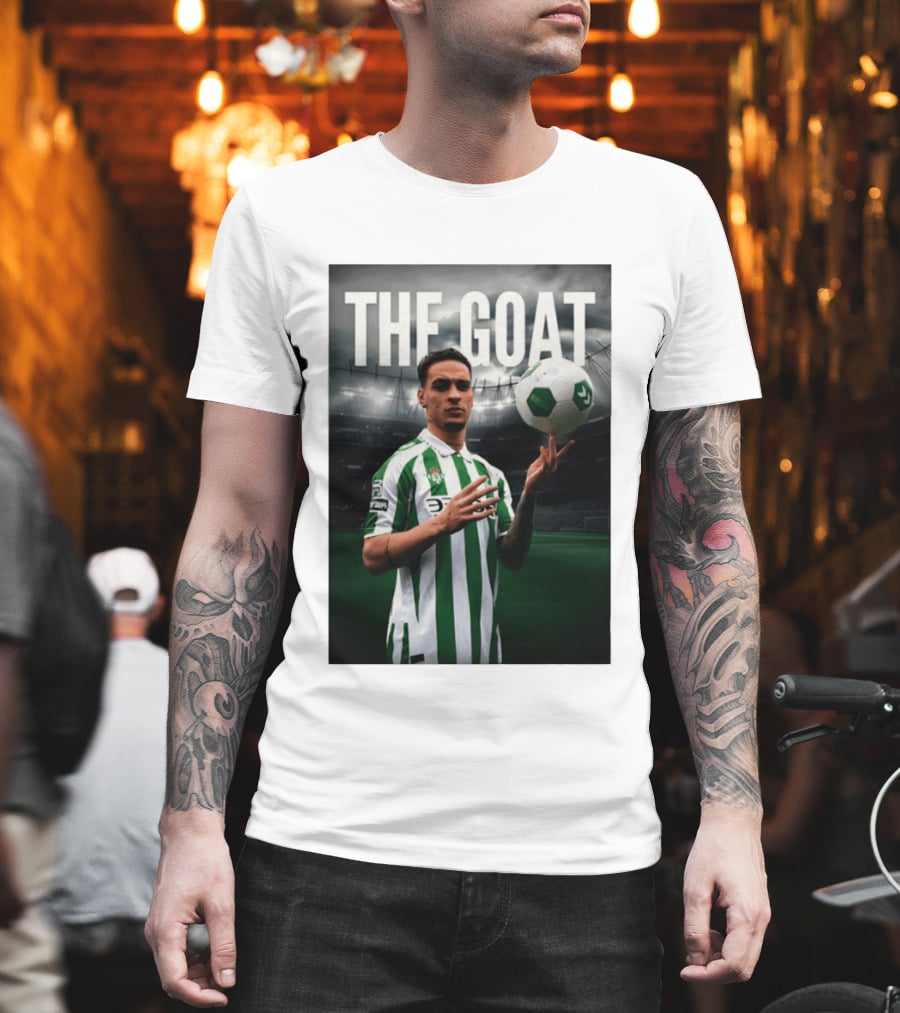 Antony Real Betis FC The Goat Soccer 2026 T-Shirt