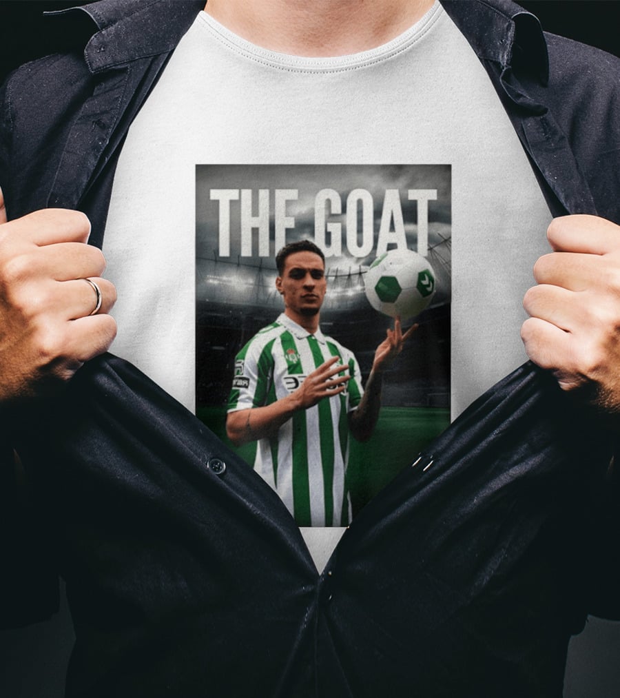 Antony Real Betis FC The Goat Soccer 2026 T-Shirt