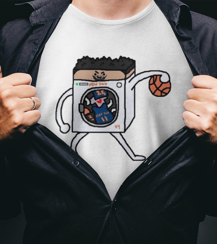 Landry Shamet New York Washing Machine Basketball Play T-Shirt