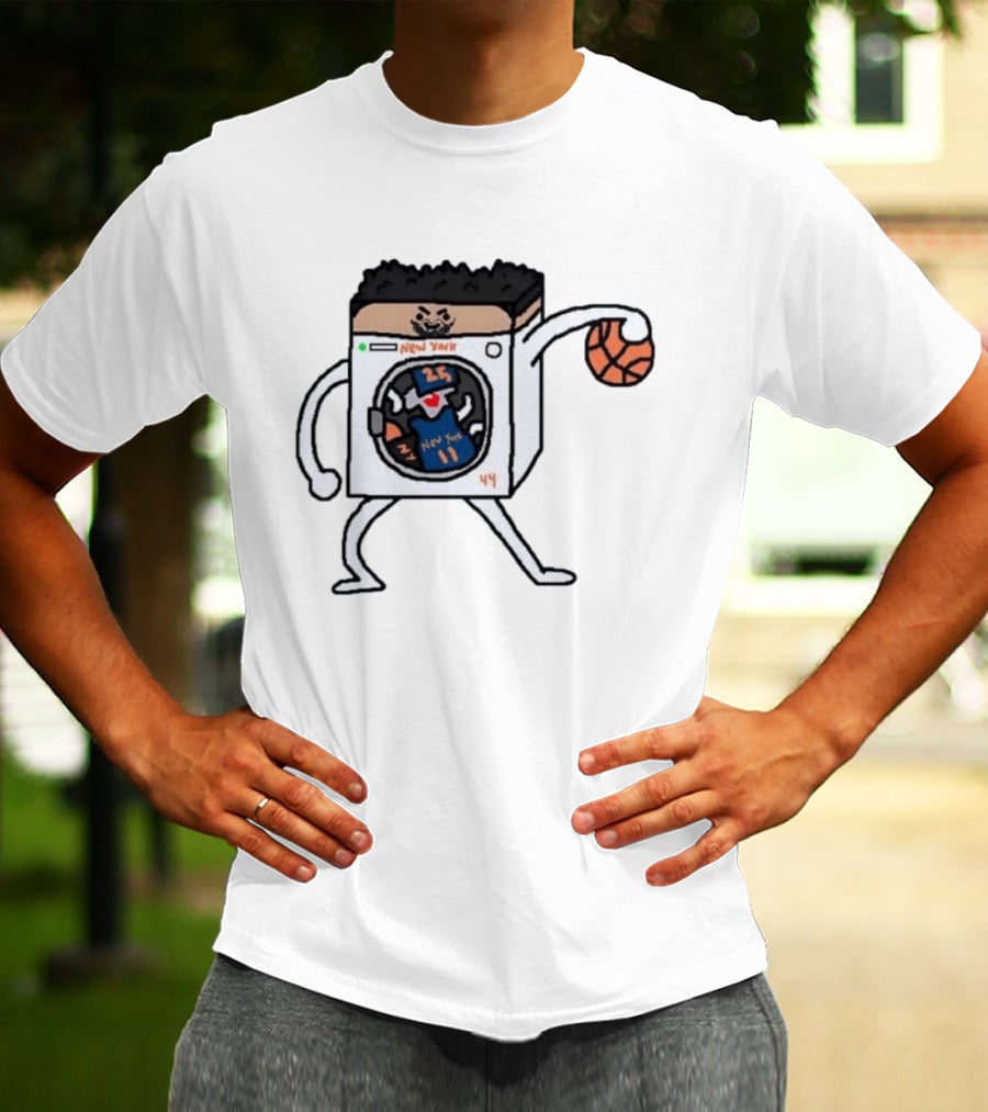 Landry Shamet New York Washing Machine Basketball Play T-Shirt