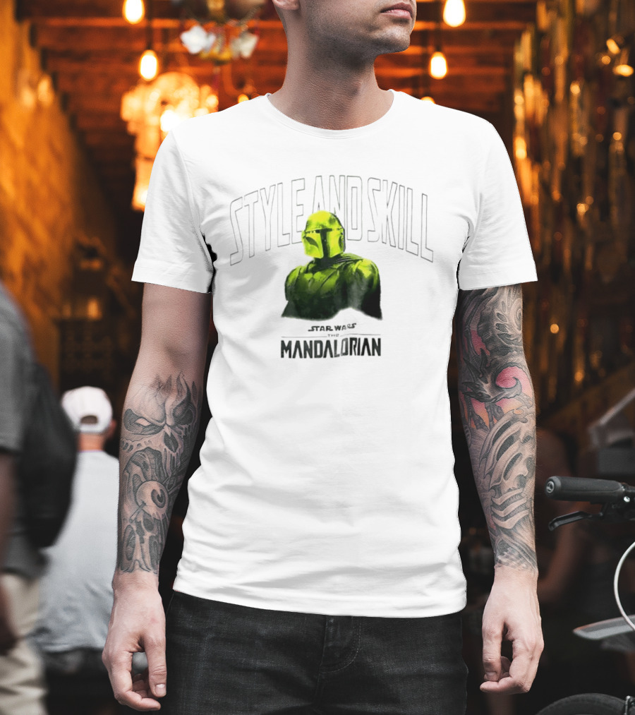 Star Wars The Mandalorian Style And Skill T-Shirt