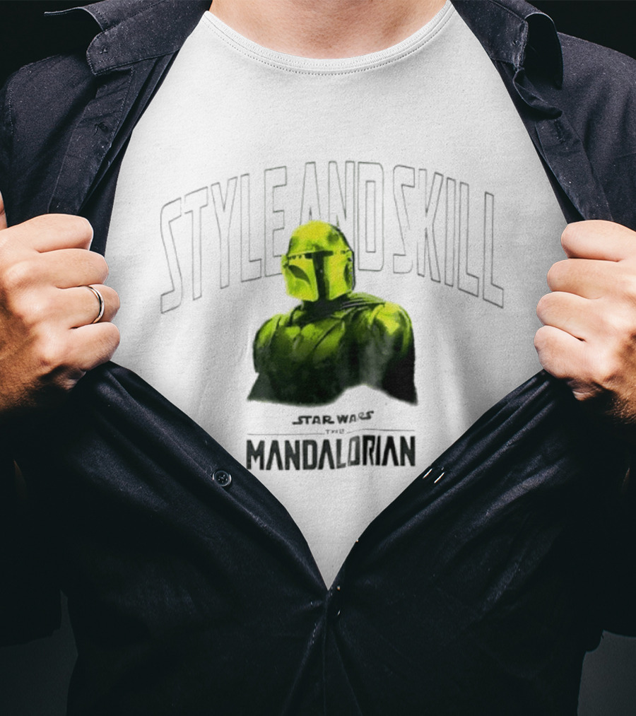 Star Wars The Mandalorian Style And Skill T-Shirt