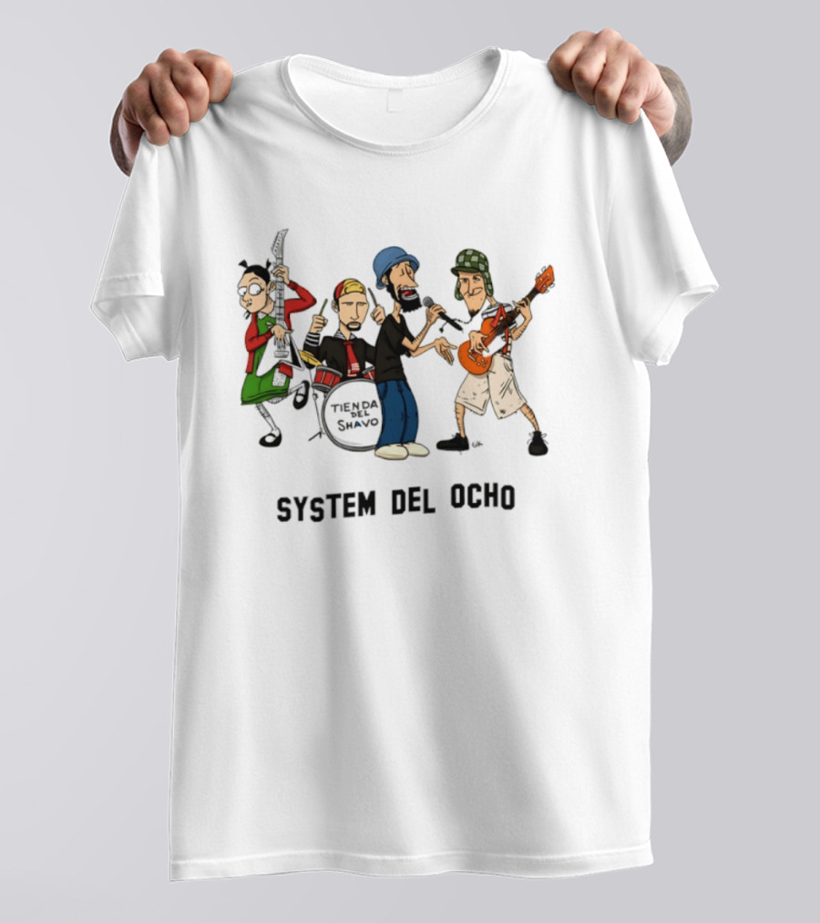 System Of A Down Tienda Shavo System Del Ocho Characters T-Shirt