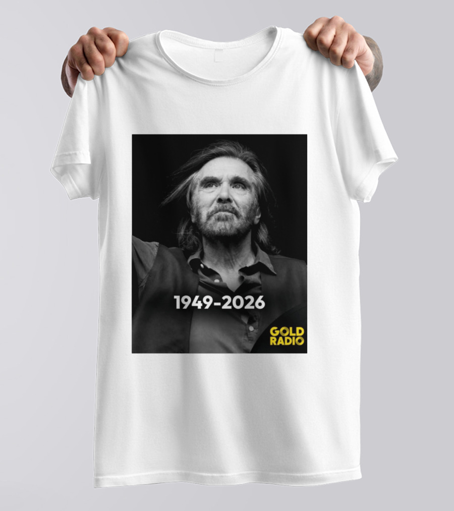 Dr Hook Singer Dennis Locorriere 1949 2026 Gold Radio T-Shirt