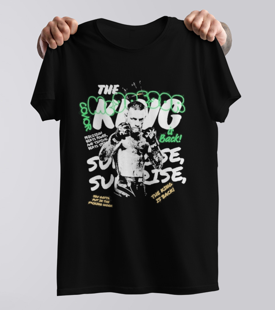 The Notorious Conor McGregor The Champ Sunrise Surprise Boxing Legacy T-Shirt