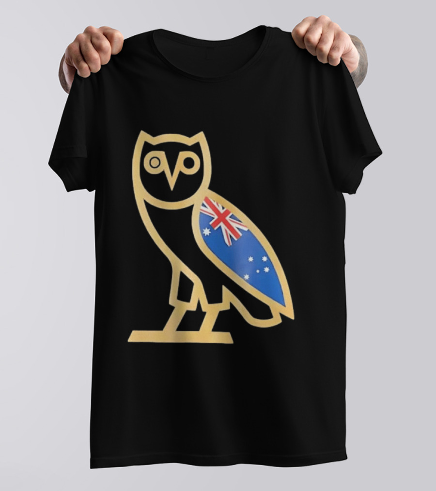 OVO Owl With Australia Flag T-Shirt