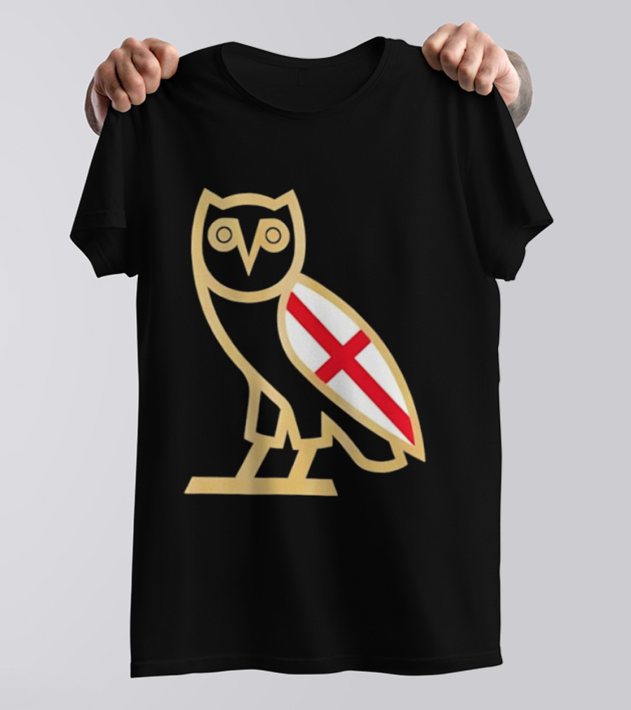 OVO Owl England Flag T-Shirt