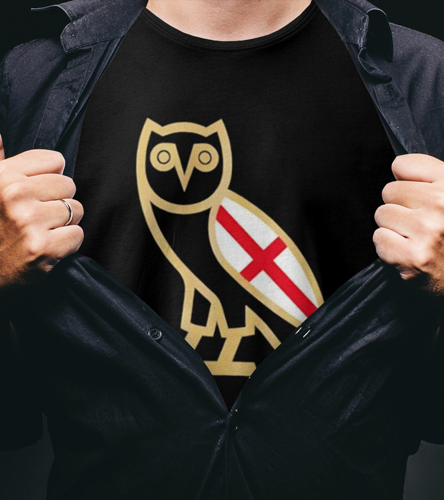 OVO Owl England Flag T-Shirt