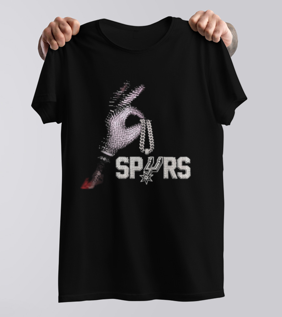 Drake Iceman Spurs Diamond Hand San Antonio Spurs T-Shirt