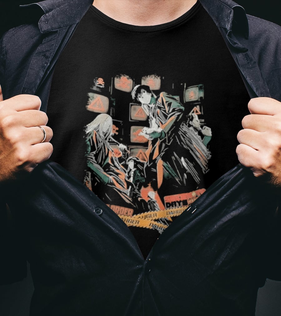 Sakamoto Days The Order Danger Anime Warning Signs T-Shirt