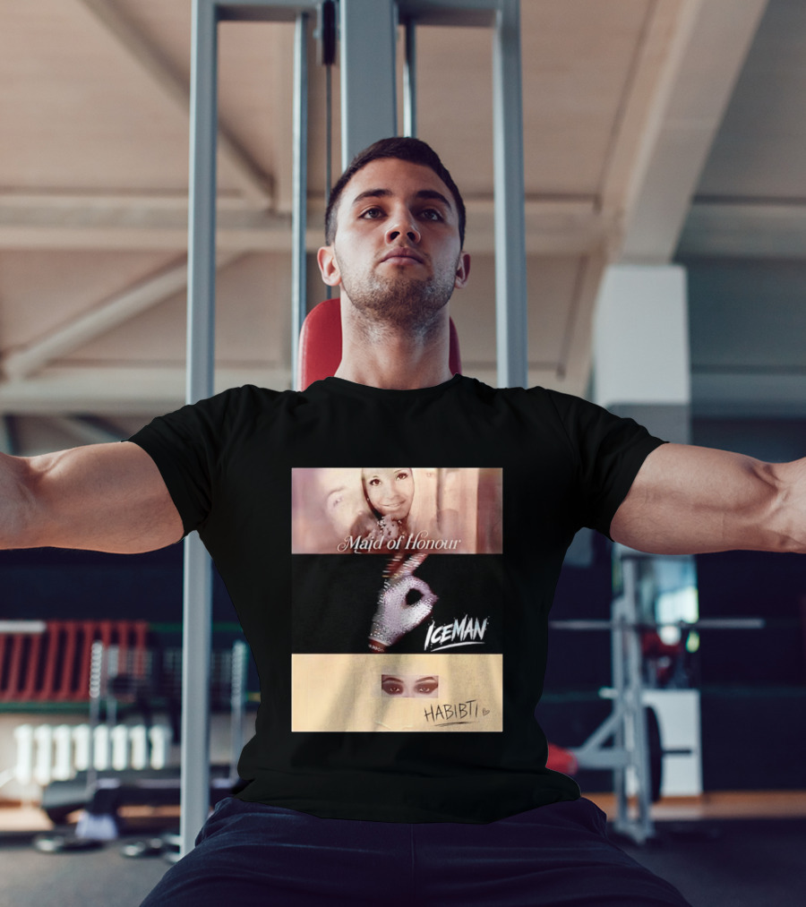 Maid Of Honour Iceman Habibti Mashup With Glove And Portraits T-Shirt